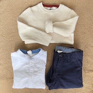 H&M Boys Smart-Casual Bundle | Grow-With-Me Set | Sizes 2T-5T | EUC